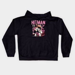 Bret Hart Hitman Kids Hoodie